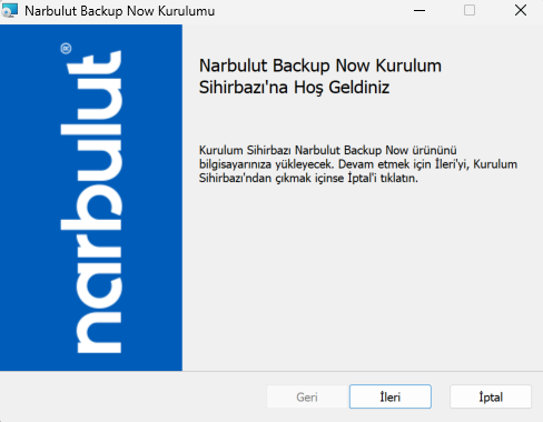 Narbulut kurulum adımları