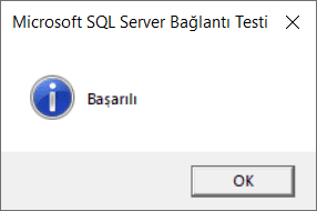 Server Bağlantı Testi