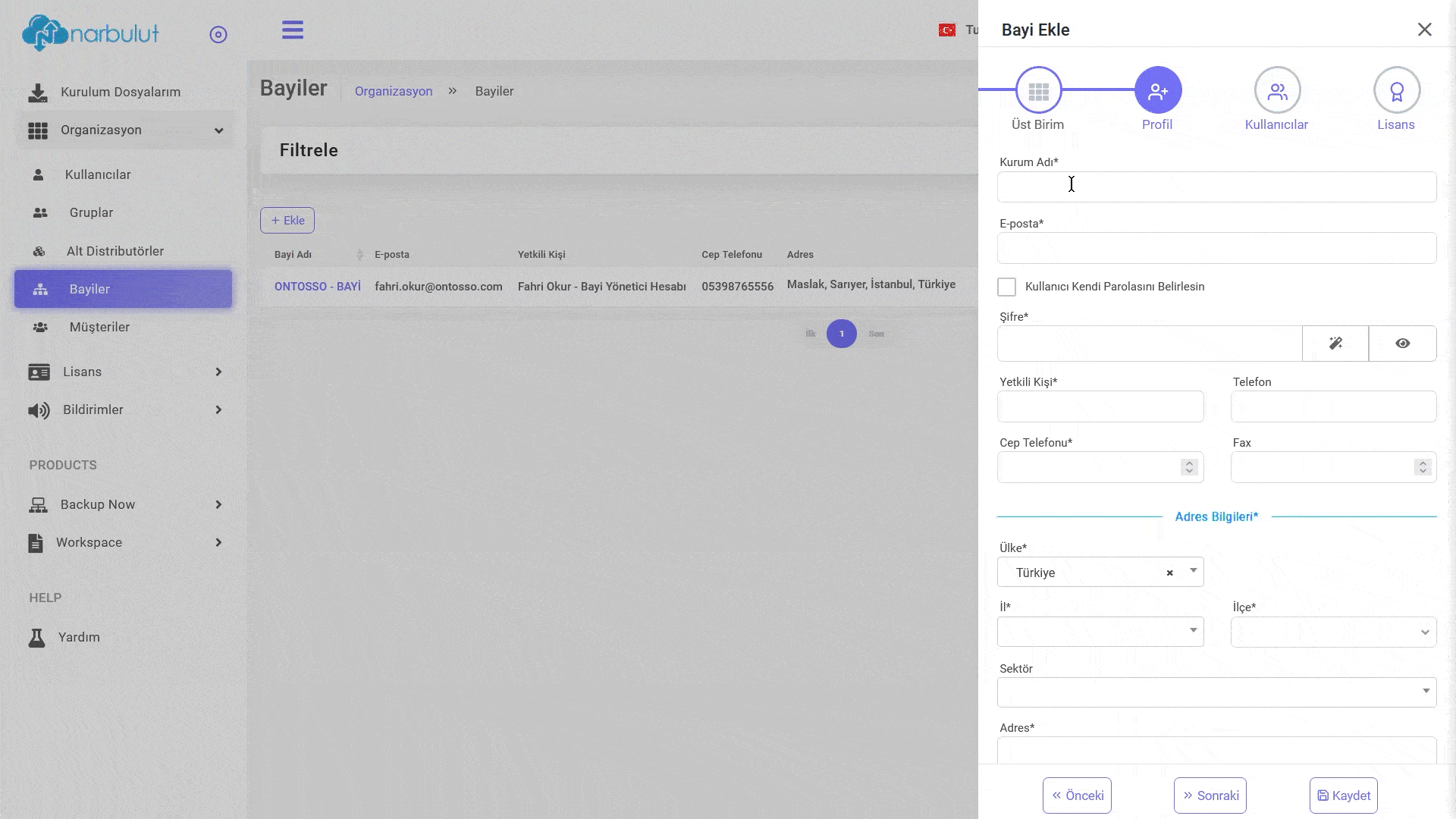 Reseller Profile