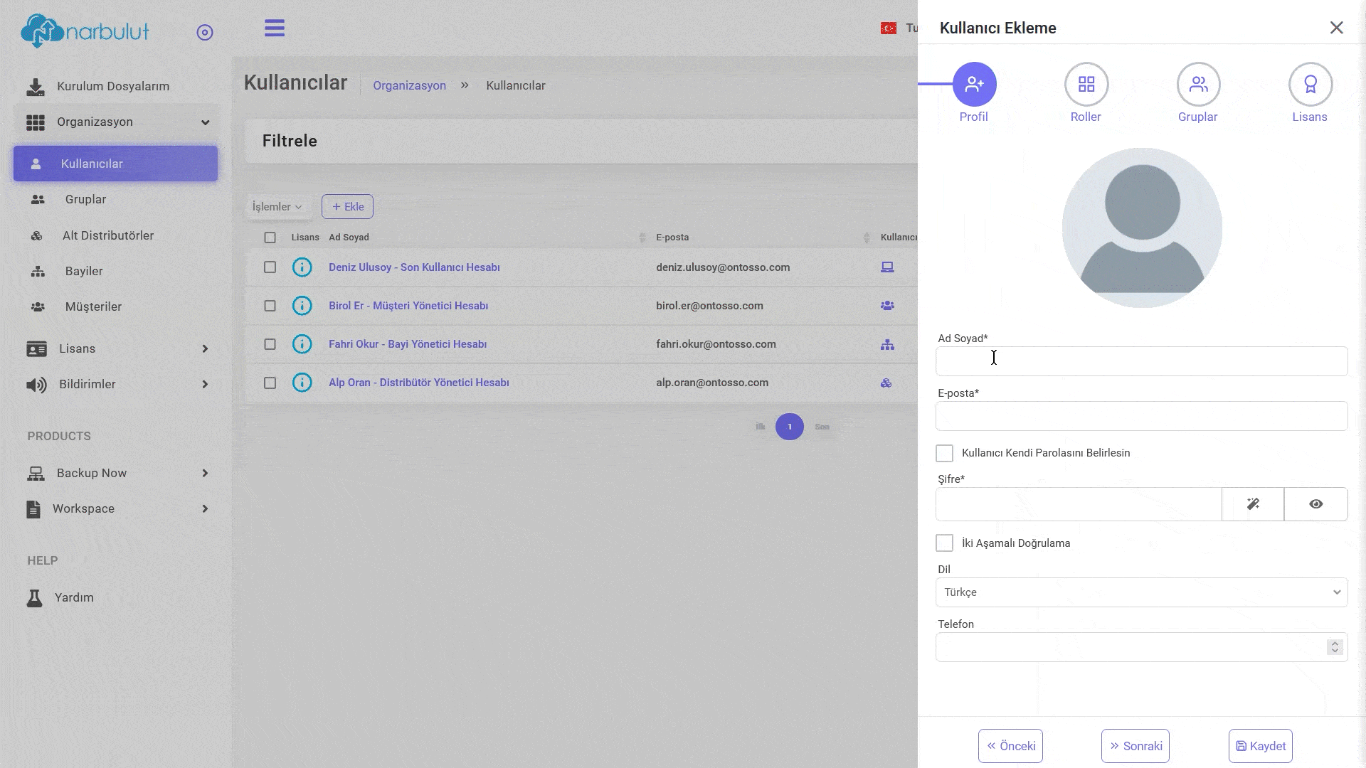 User Profile