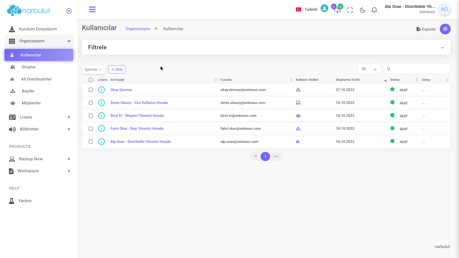 User Detail