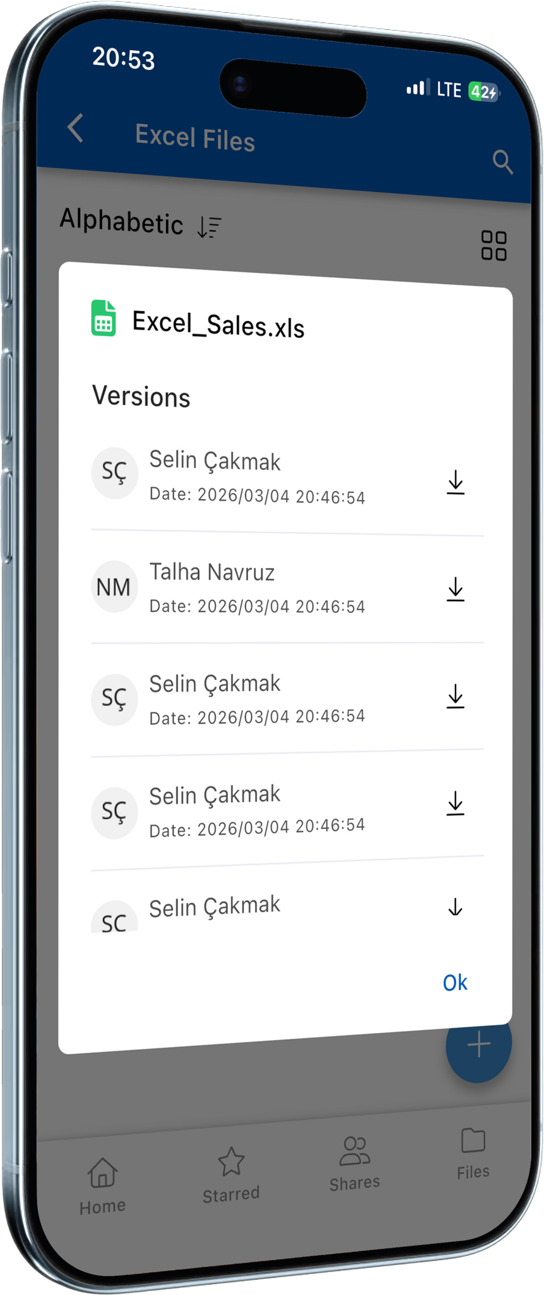 Narbulut mobile versioning overview