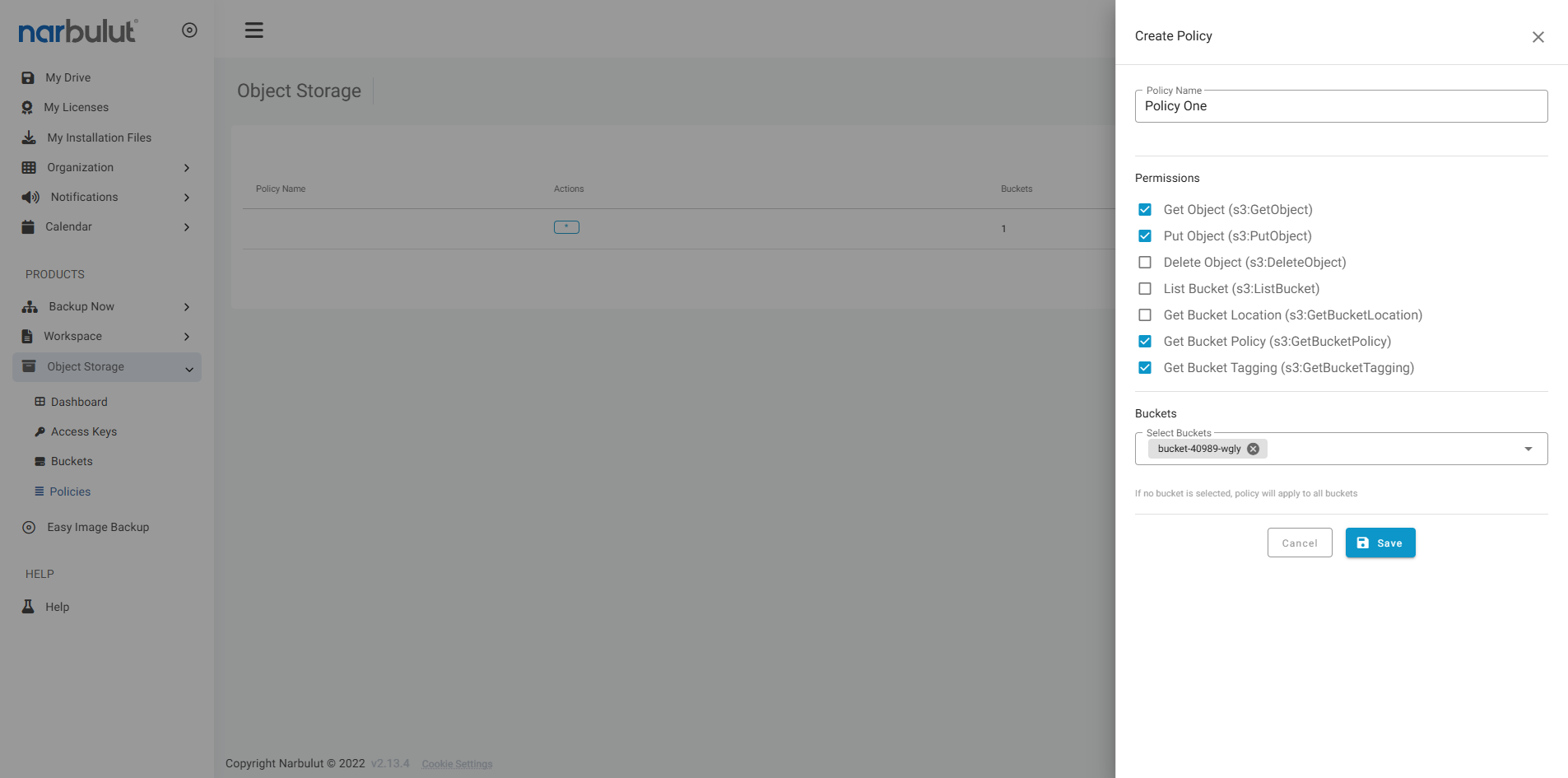 Narbulut NOSS notification settings