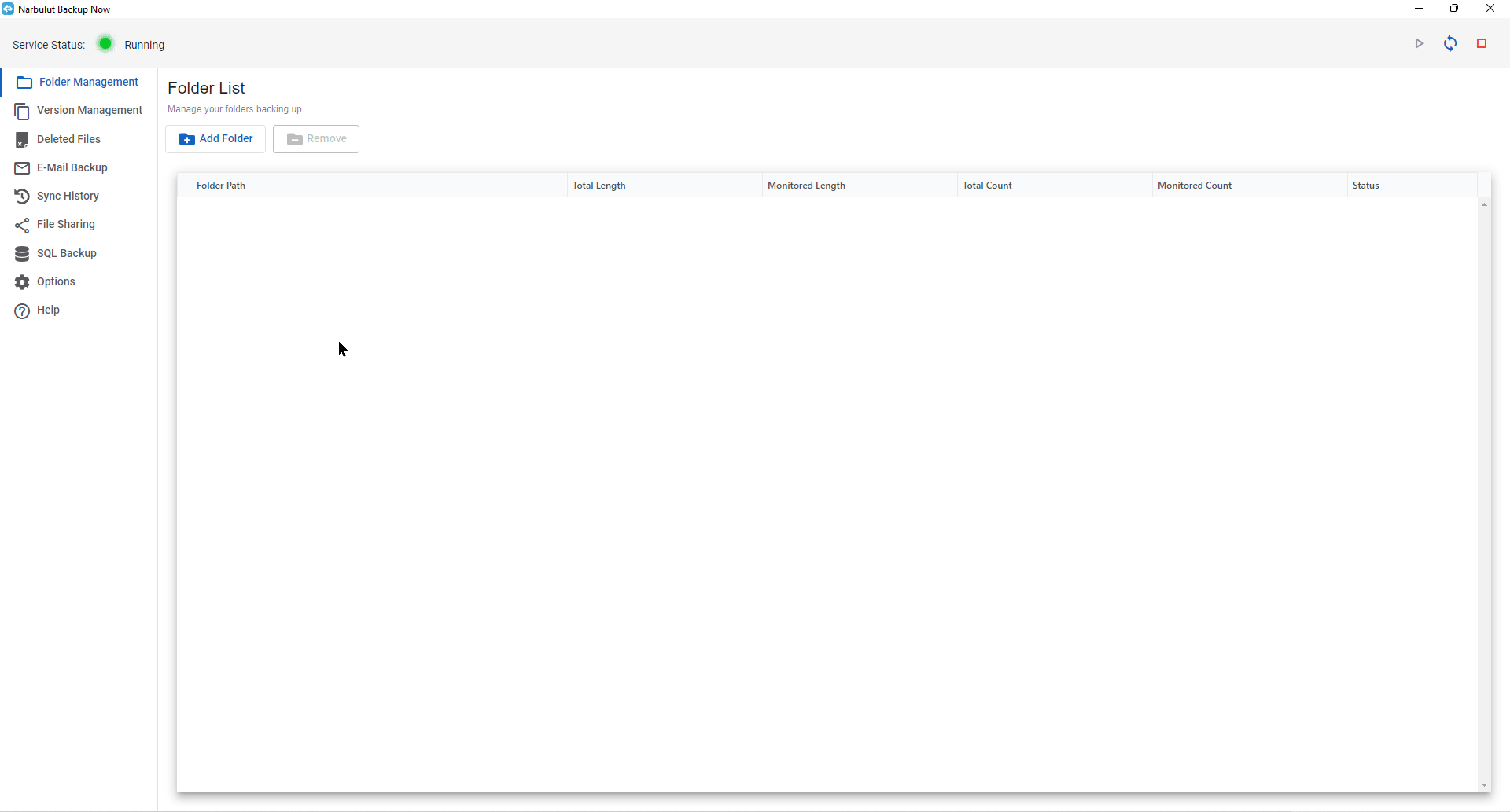 Adding folders
