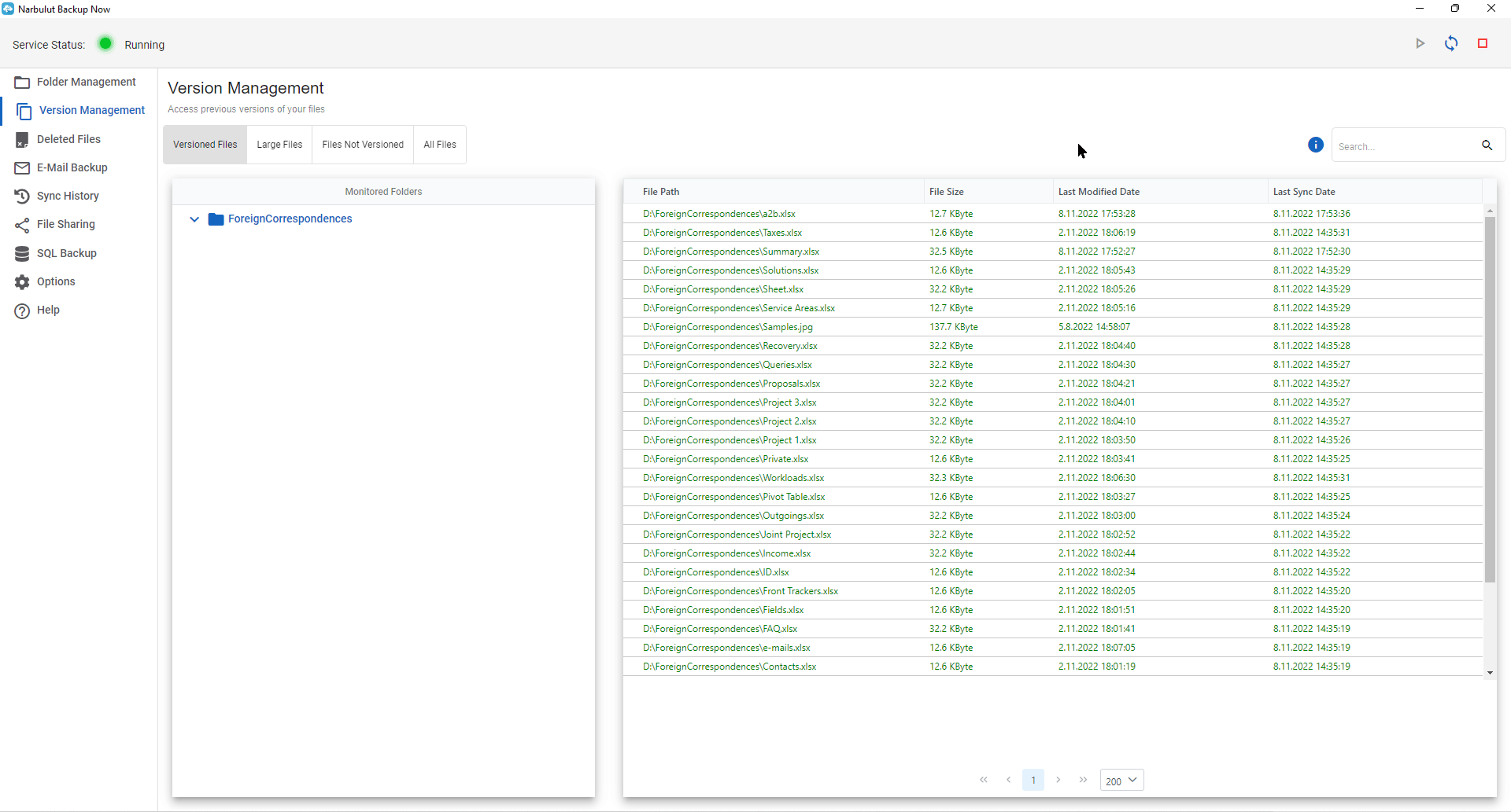 File search