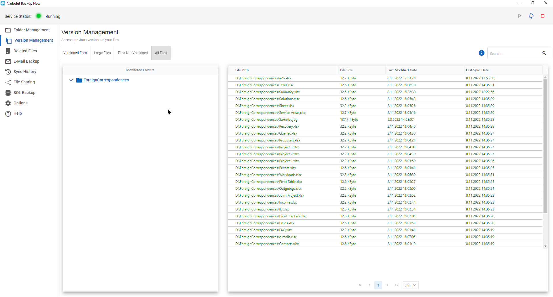 Version download