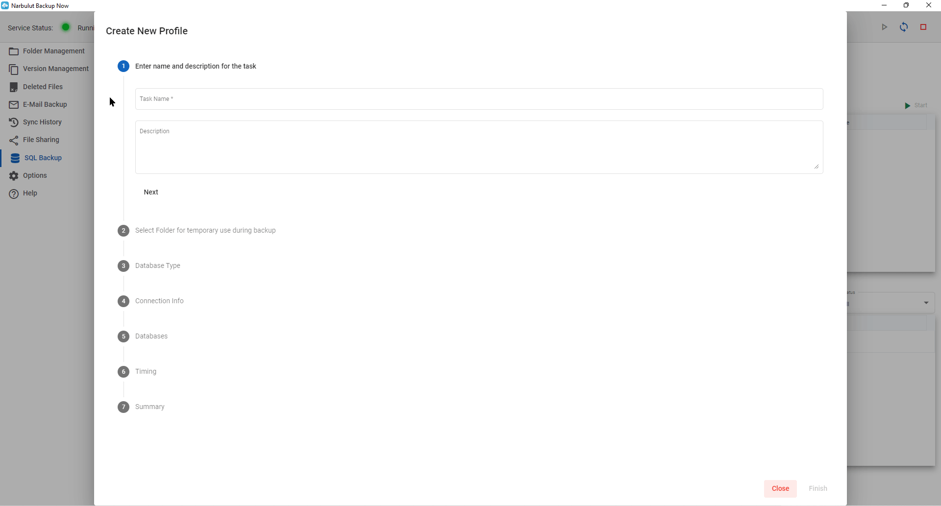 Task name
