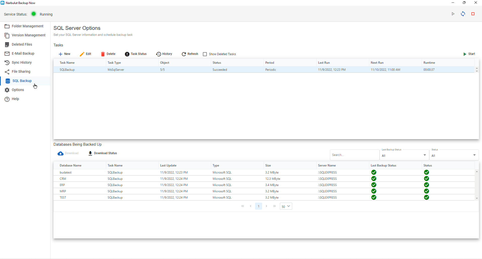 Database download 1