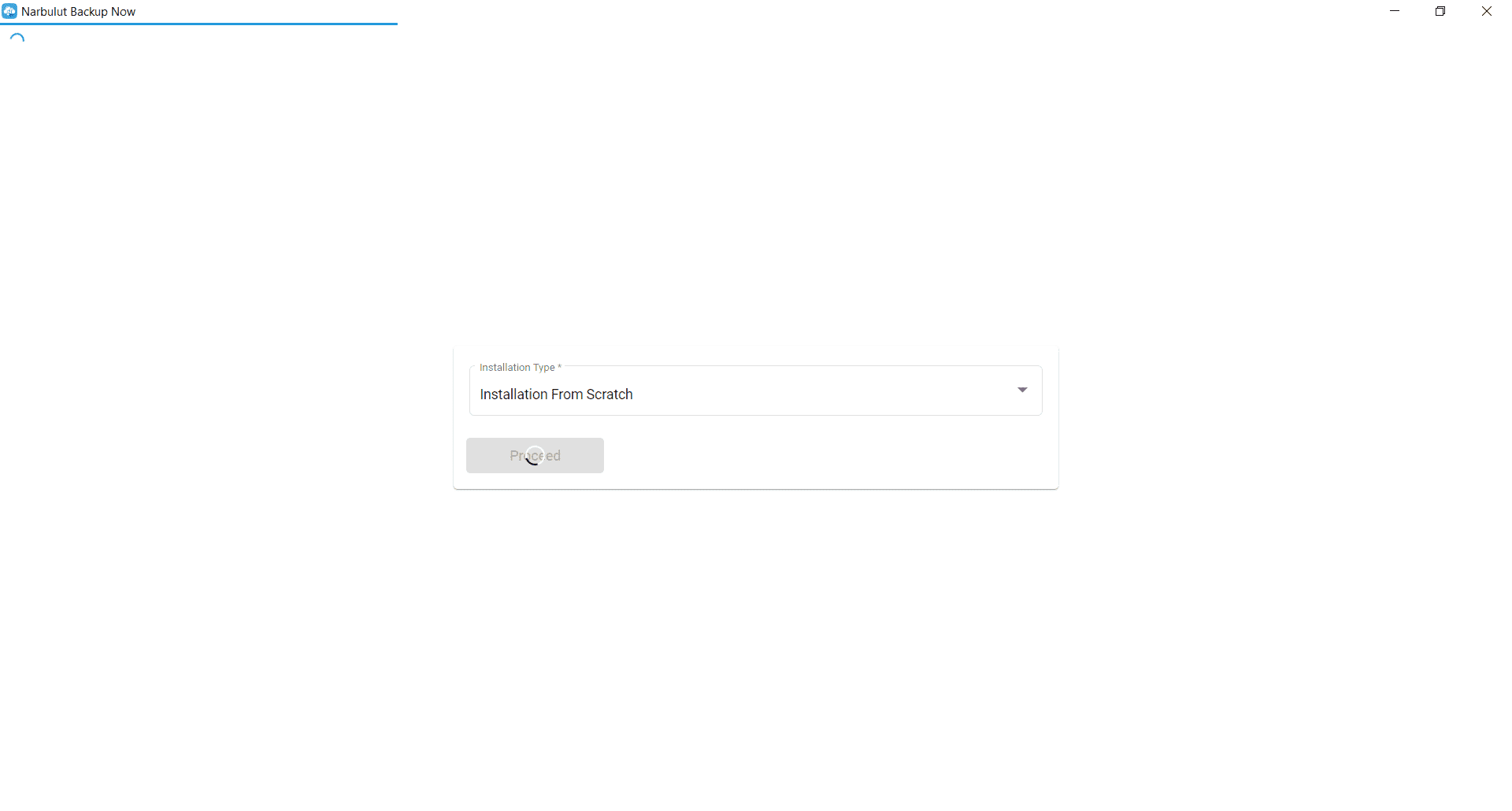 Figure 3.2 — Installation Type Selection