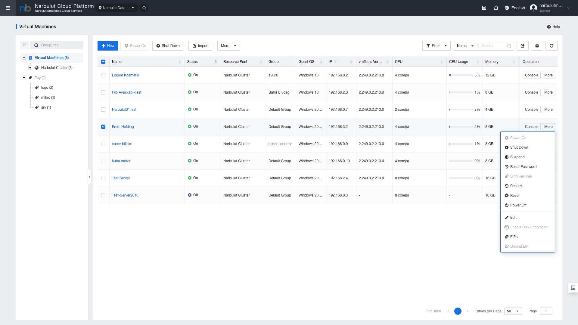 Figure 11 — Disaster Recovery page