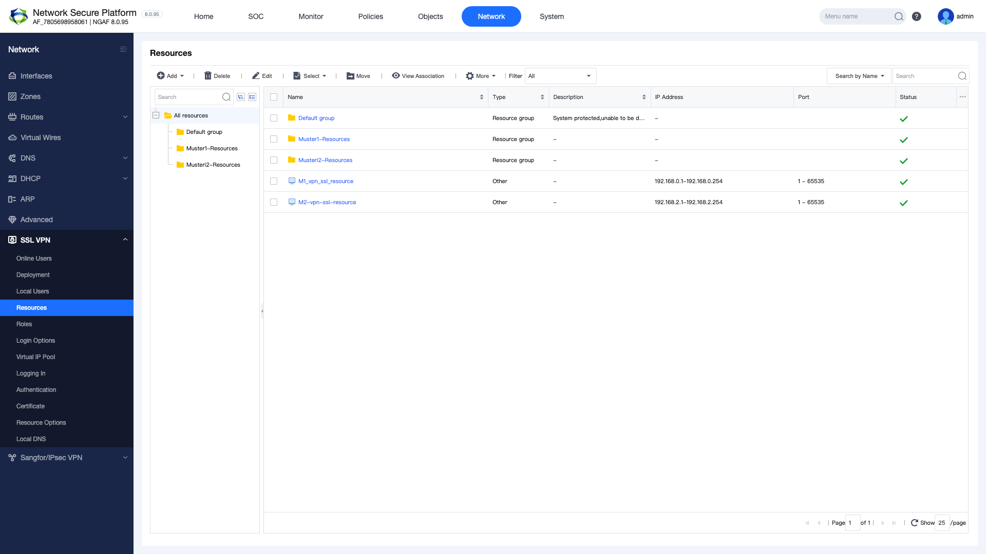Figure 3 — Local Users page: user and group management